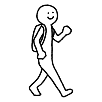 Draft character walking (with luggage), , JPG and PNG