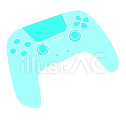 パステルカラーのゲームコントローラー