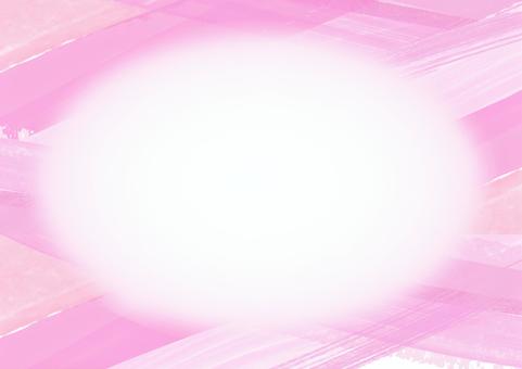 ピンク色の刷毛で囲みフレーム ピンク色の刷毛で囲みフレーム フレーム,背景,ブラッシュ,薄い,やわらか,ほんのり,筆,透明,透けてる,飾り枠のイラスト素材