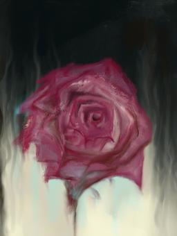薔薇 手描き イラスト 薔薇 手描き イラスト 薔薇,花,手描きのイラスト素材