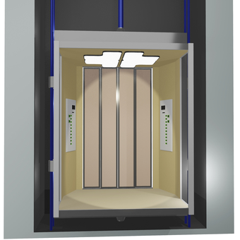 エレベーター エレベーター,エレベータ,昇降機,ev,elv,リフト,ケージ,シャフト,箱,四角のイラスト素材