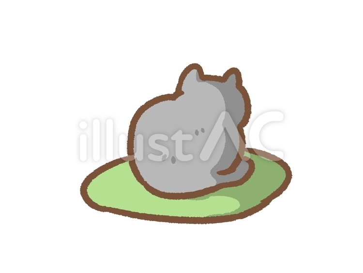 落ち込む猫 落ち込む,ねこ,ショックのイラスト素材