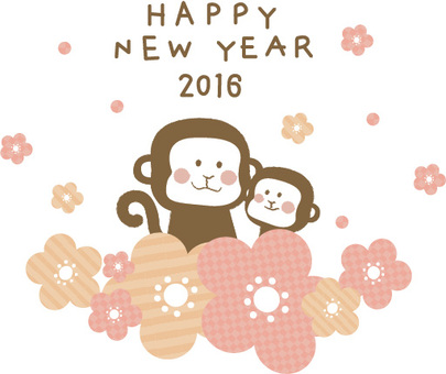New year's card material 2016-5, JPG and EPS New year's card material 2016-5, , JPG and EPS