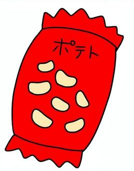 Illustration, crisps, food, snack, 