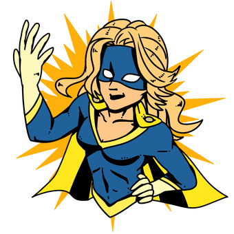 アメコミ風女性ヒーロー 女性,ヒーロー,アメコミ風,マスク,ヒロイン,戦うのイラスト素材