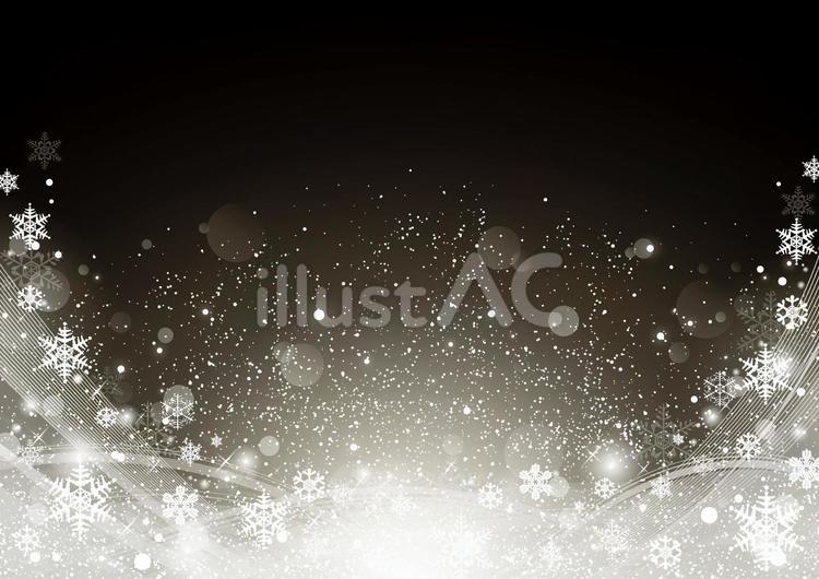 銀世界の雪の結晶 冬,雪,結晶のイラスト素材