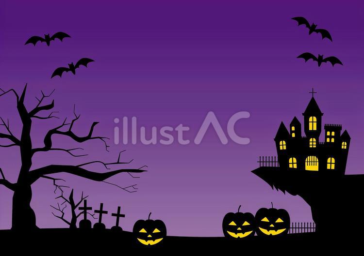 ハロウィンの背景5 ハロウィン,フレーム,パーティーのイラスト素材