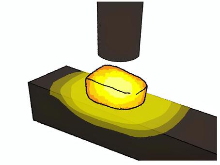 鍛造 鍛造,熱,機械,技術,pop調,手描き,挿絵,ワンポイント,素材,商用可のイラスト素材