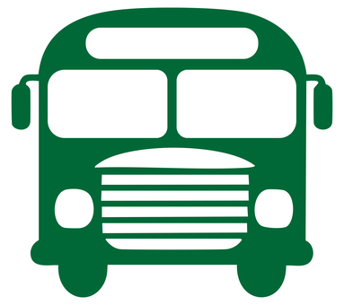 バスのアイコン 緑 バス,交通,公共交通機関,乗り物,スクールバス,車両,運転,移動,旅行,運行のイラスト素材