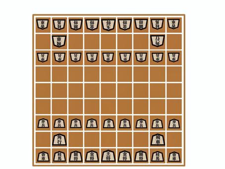 将棋 将棋,将棋盤,盤面,マス目,駒,本将棋,対局,日本,王将,金将のイラスト素材