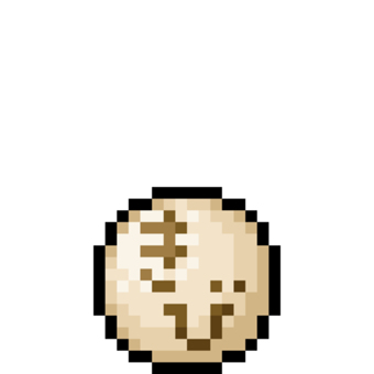 きびだんご（ドット絵） きびだんご,ドット,絵,団子,食べ物,ゲーム,ピクセルアート,レトロ,rpg,ロープレのイラスト素材