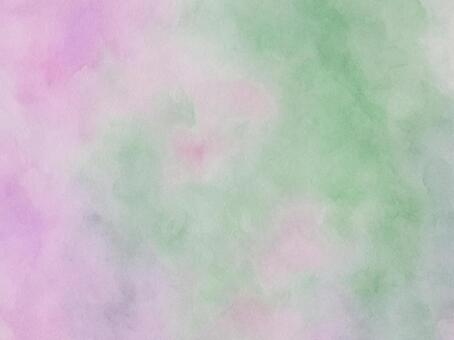 320.背景 水彩,背景,グラデーション,ピンク,緑,パステルカラー,ふんわり,柔らかい,淡い色,やさしい色のイラスト素材