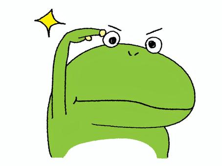 敬礼するカエル 敬礼するカエル カエル,敬礼,挨拶,可愛い,リアクション,お知らせ用,宣伝用,pop調,手描き,挿絵のイラスト素材
