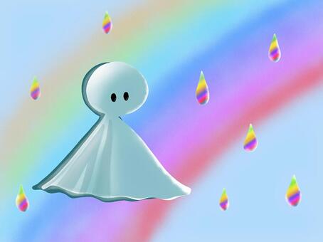 Teru Teru Bozu, teru teru boss, rainbow, rainbow, JPG