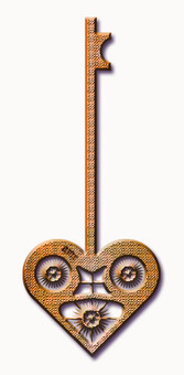 Key-heart-, JPG and EPS Key-heart-, , JPG and EPS