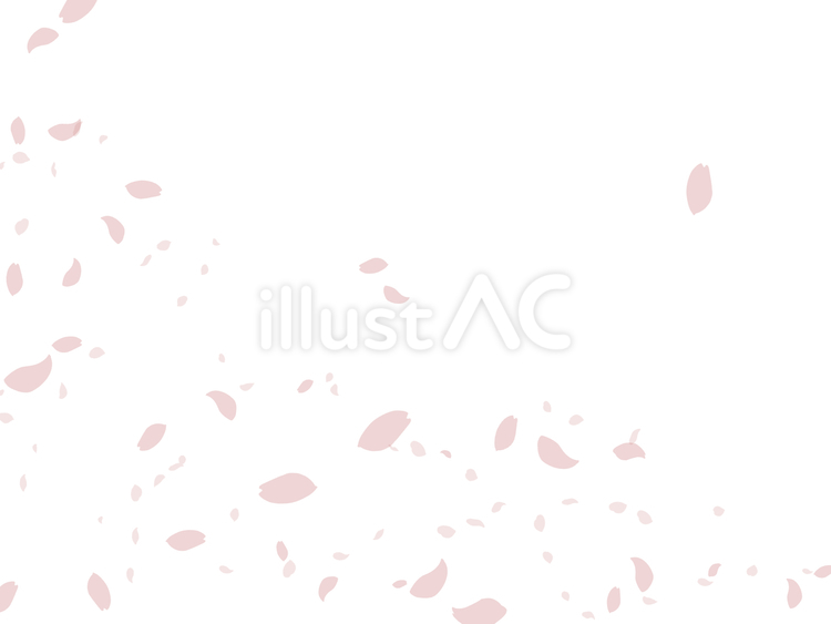 淡い赤い花の舞う背景素材・壁紙 花びら,赤,ピンクのイラスト素材