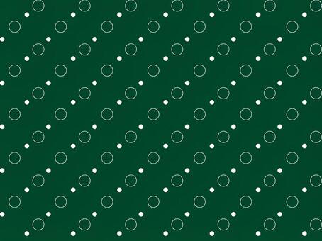 斜めサークルドット柄背景 ドット,サークル,斜め,背景,模様,柄,総柄,深緑,グリーン,ホワイトのイラスト素材