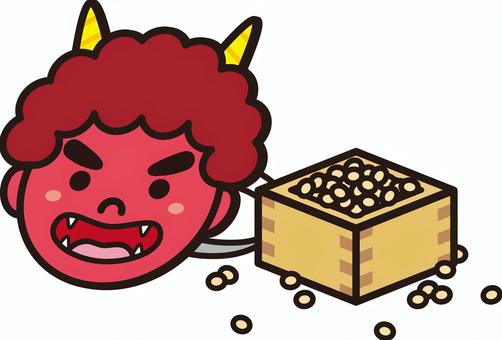 惡魔面具和豆子 惡魔面具和豆子