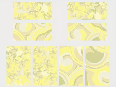 Illustration, mermer, siber-, yeşil, 
