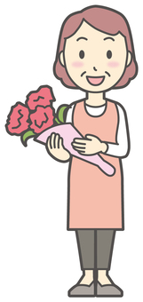  エプロンおばちゃん-012-全身