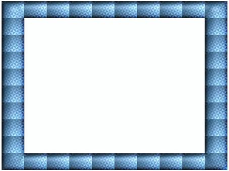 風車模様のフレ−ム　水色 風車模様,フレ−ム,ポストカード,メッセージカード,飾り枠,あしらい,柄,パターン,和風,和柄のイラスト素材