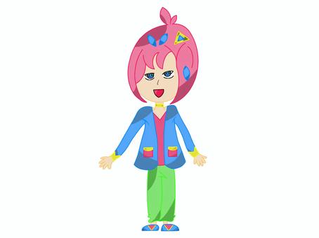 ショートカットの子