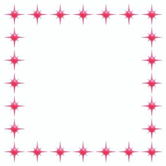 ピンクのダイヤの正方形3Dフレーム ダイヤ,キラキラ,フレーム,3d,立体,マーク,可愛い,輝き,星,枠のイラスト素材