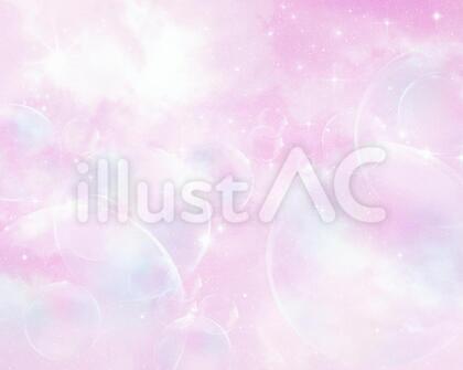 キラキラロマンティック背景：ピンク