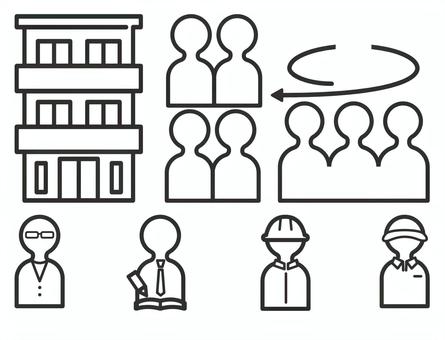 Illustration, mansion, building, condominium housing, 