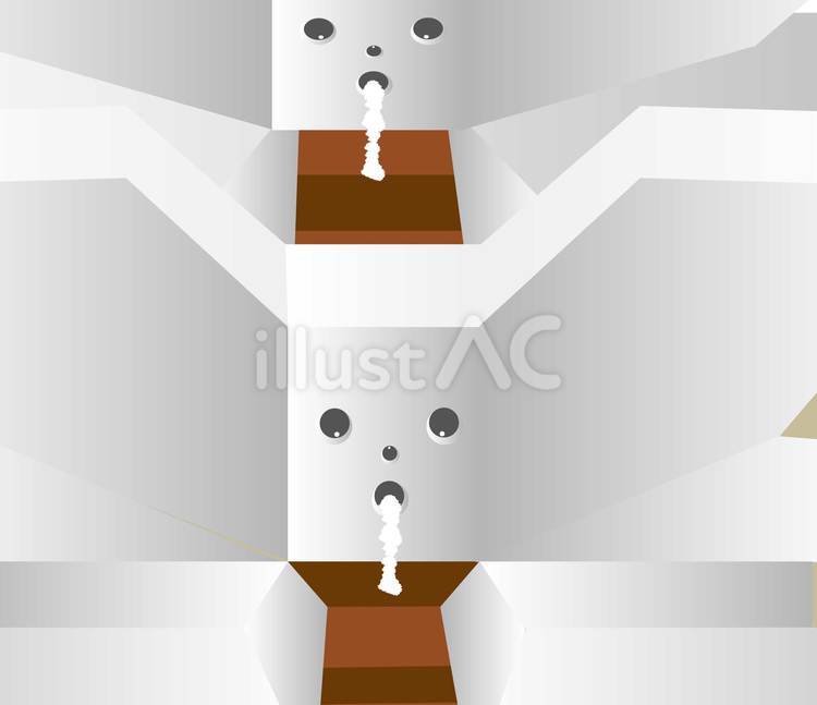 砂防堰堤（えんてい）ダム施設 砂防,堰堤,ダムのイラスト素材