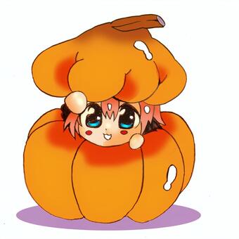 ■あかりちゃんとかぼちゃん■