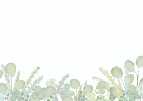 ナチュラル グリーン ボタニカルフレーム