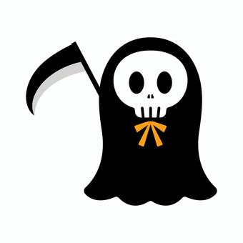ハロウィン/死神のアイコンイラスト ハロウィン,死神,ベクター,アイコン,鎌,お化け,10月,イベント,行事,シーズンのイラスト素材