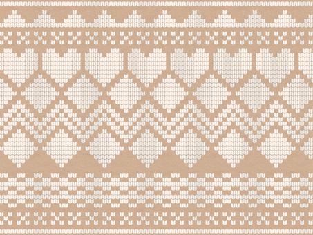 ニットテクスチャ、冬の背景素材02 ニットテクスチャ、冬の背景素材02 ニット,テクスチャ,背景,冬,パターン,ハート,模様,柄,模様編み,12月のイラスト素材