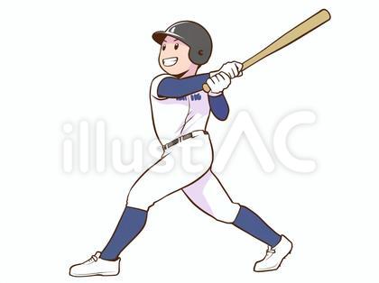 野球バッター ver.青