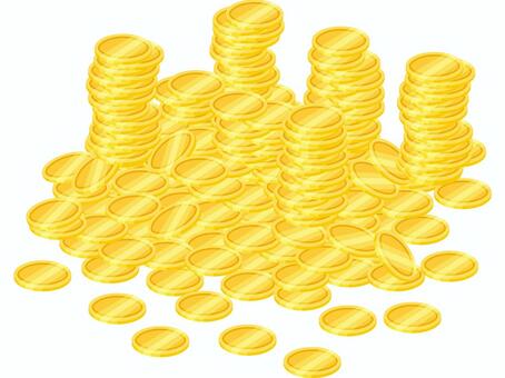 Gold coin, coin, treasure, point, JPG, PNG and AI