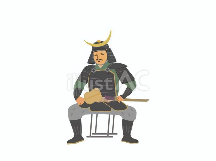 伊達政宗 伊達政宗,将軍,大名のイラスト素材