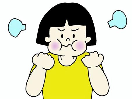 怒る 怒る,怒り,癇癪,ぷんすか,子供,女の子,イヤイヤのイラスト素材