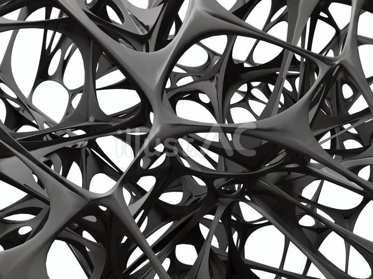 細胞のナノテクノロジーのイメージ背景・黒 細胞,血液,血管のイラスト素材