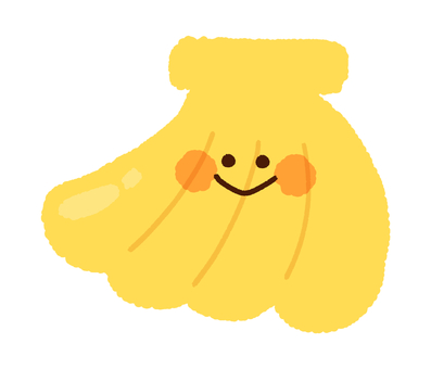顔つきバナナ（一房） バナナ,果実,顔,果物,フルーツ,食べ物のイラスト素材
