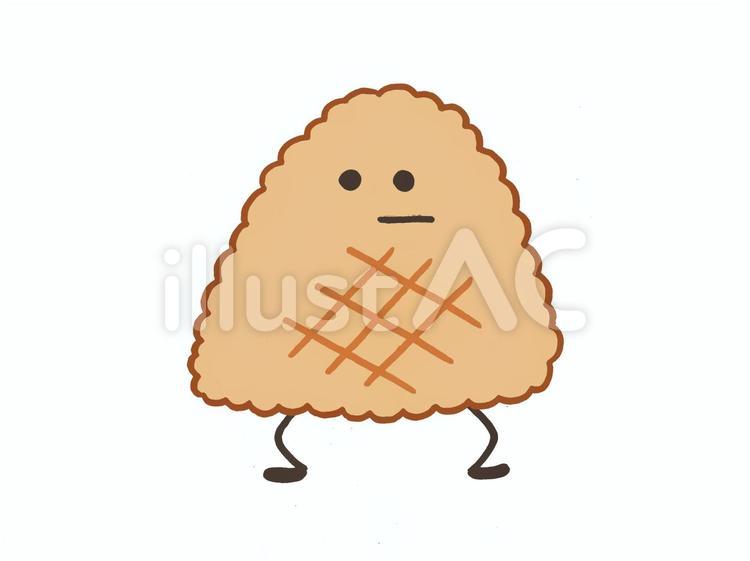 焼きおにぎりくんイラスト No 無料イラストなら イラストac