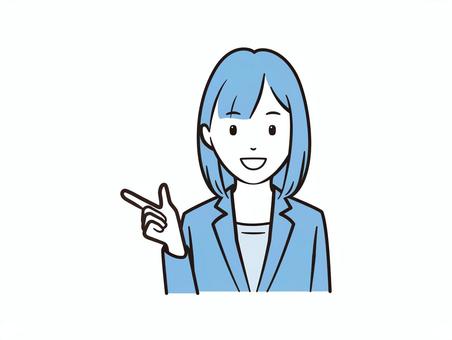 スーツ女性が笑顔で指差す案内イラスト 女性,指差し,ol,こちら,ビジネス,ビジネスマン,サラリーマン,ビジネスウーマン,キャリアウーマン,スーツのイラスト素材
