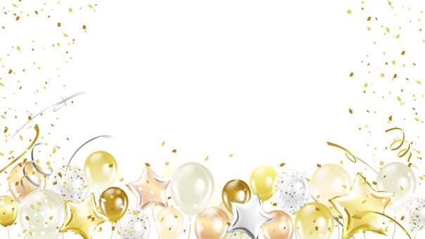 Illustration of glitter gold balloon, gold, balloon, silver, JPG, PNG and AI