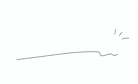 手書きライン おしゃれ,ライン,手書き,モノトーン,アンダーライン,ボールペン,強調,目立つ,注目,ワンポイントのイラスト素材