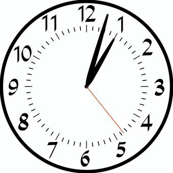 時計 時計,午後,深夜,メモリ,秒針,回る,経過,インテリア,道具のイラスト素材