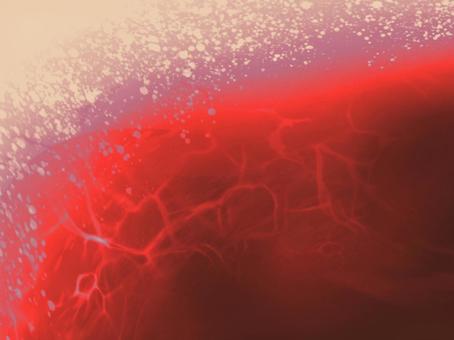 彗光の軌跡_レッド04 背景,抽象,光,レッド,エネルギー,情熱,宇宙,赤,輝き,グラデーションのイラスト素材