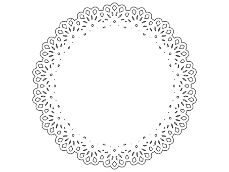 白いレース/レースペーパー 白いレース/レースペーパー レース,レースペーパー,白のイラスト素材