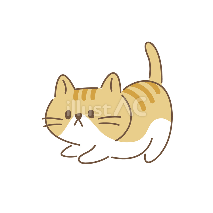 手描き猫イラスト-12イラスト - No: 24621562｜無料イラスト・フリー素材なら「イラストAC」