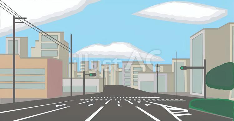 道路　車道　 道路,車道,交通のイラスト素材