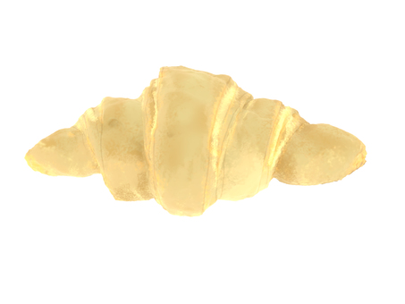 クロワッサン クロワッサン,パン,カフェ,レストラン,朝食,ビュッフェ,3ｄ,ｃｇのイラスト素材